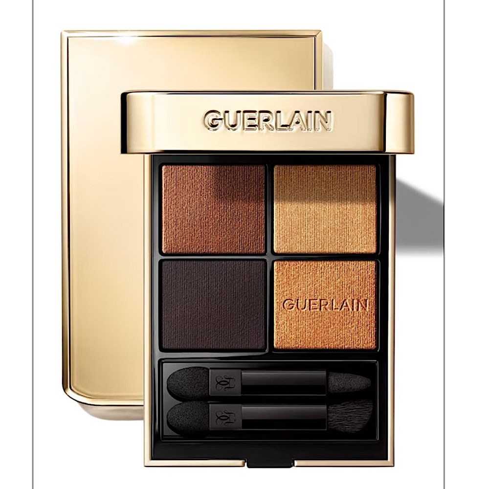 NEW GUERLAIN Ombres G Quad Eyeshadow Palette 940 Royal Jungle Rich Browns & Gold - Picture 2 of 6
